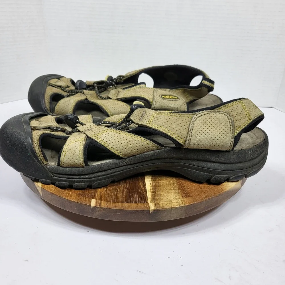 KEEN Arroyo II Hiking Sandals‎ Men Size 10 Tan Black Waterproof Leather